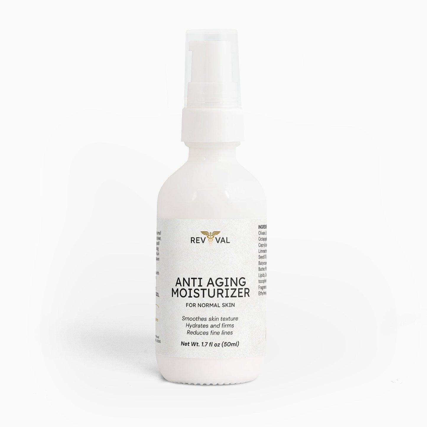 Revival Anti-Aging Moisturizer bottle on a white background