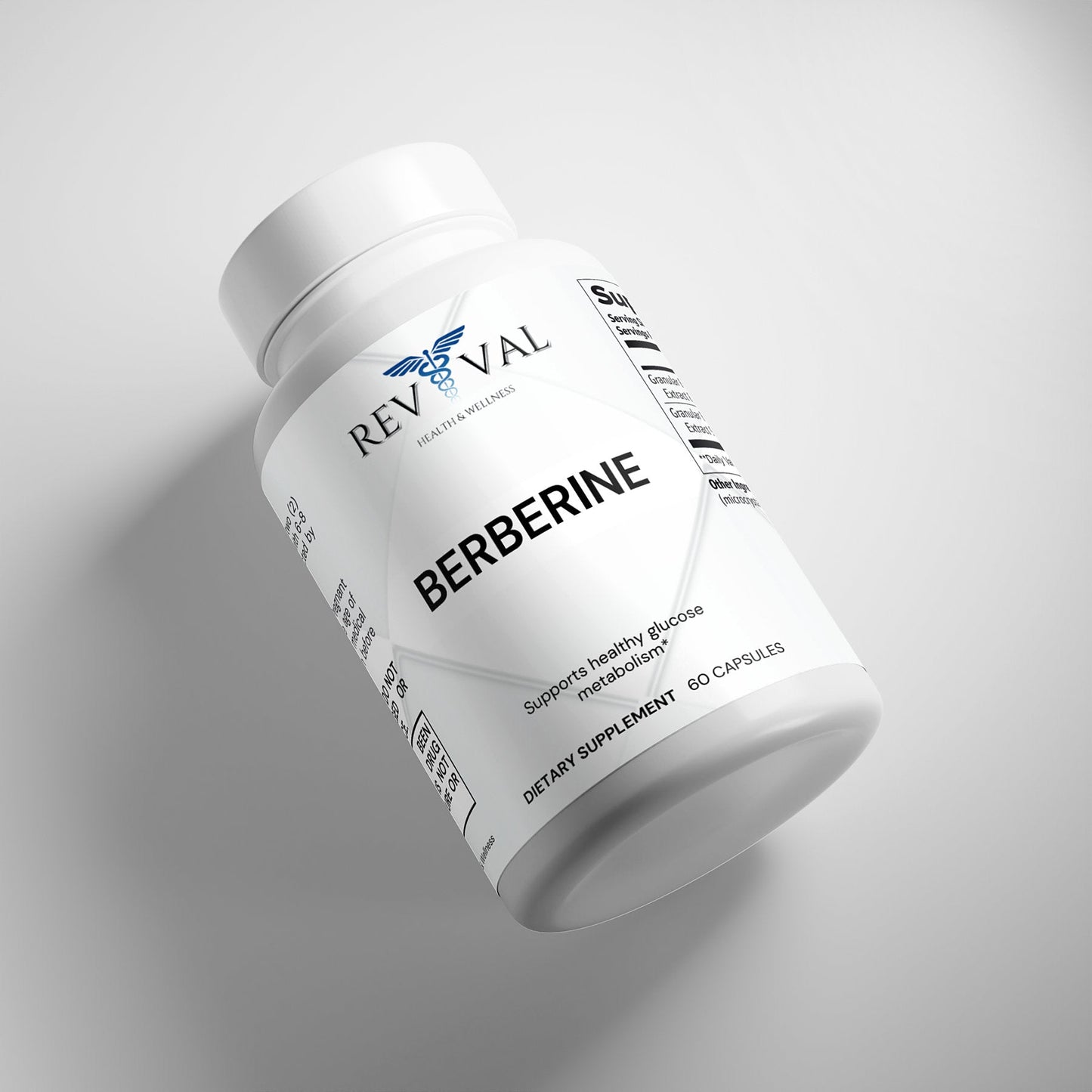 Berberine, front bottle