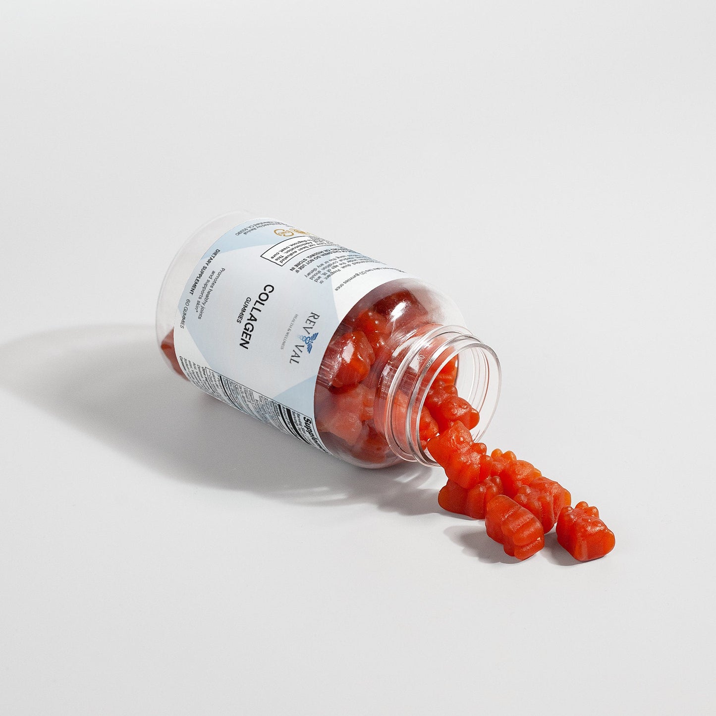 Collagen Gummies, front angled bottle