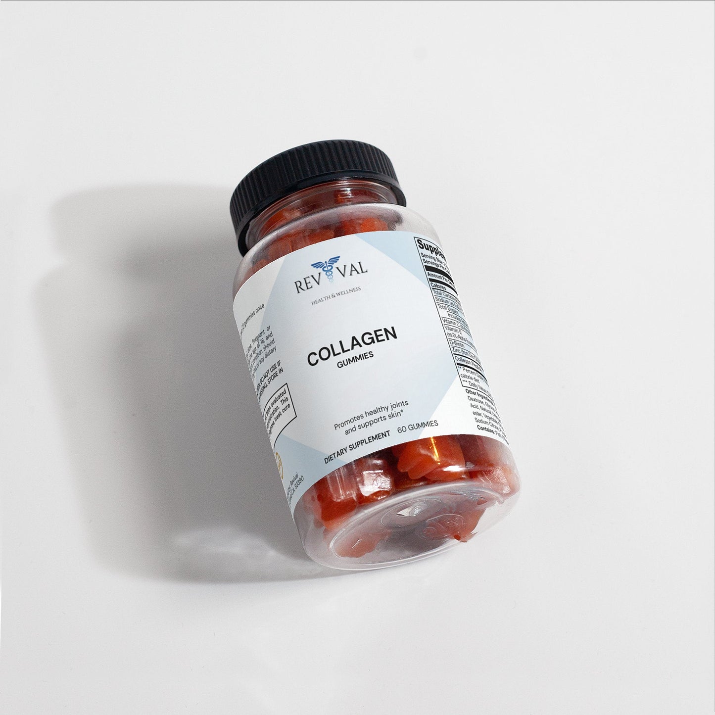 Collagen Gummies, front angled bottle