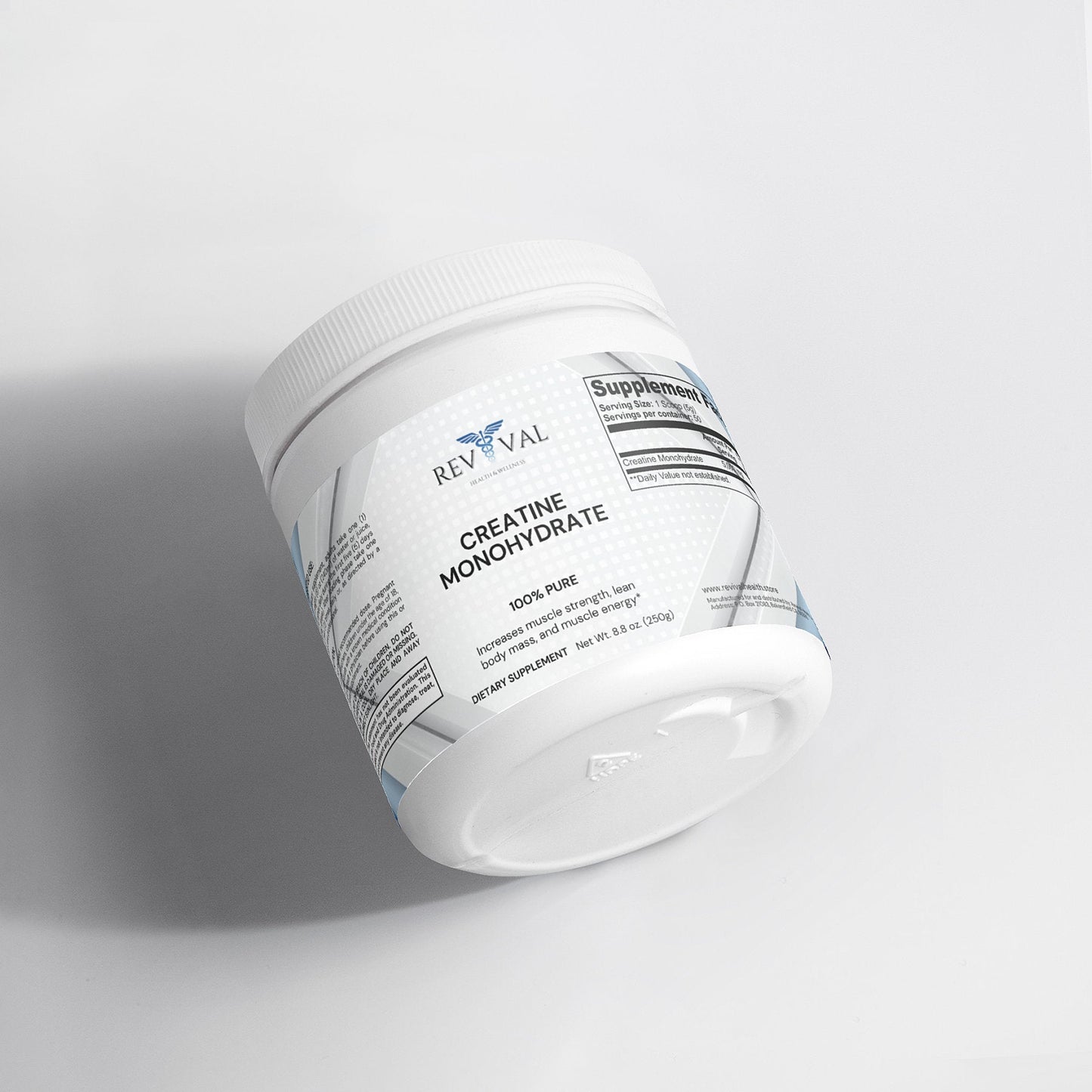Creatine Monohydrate, front bottle