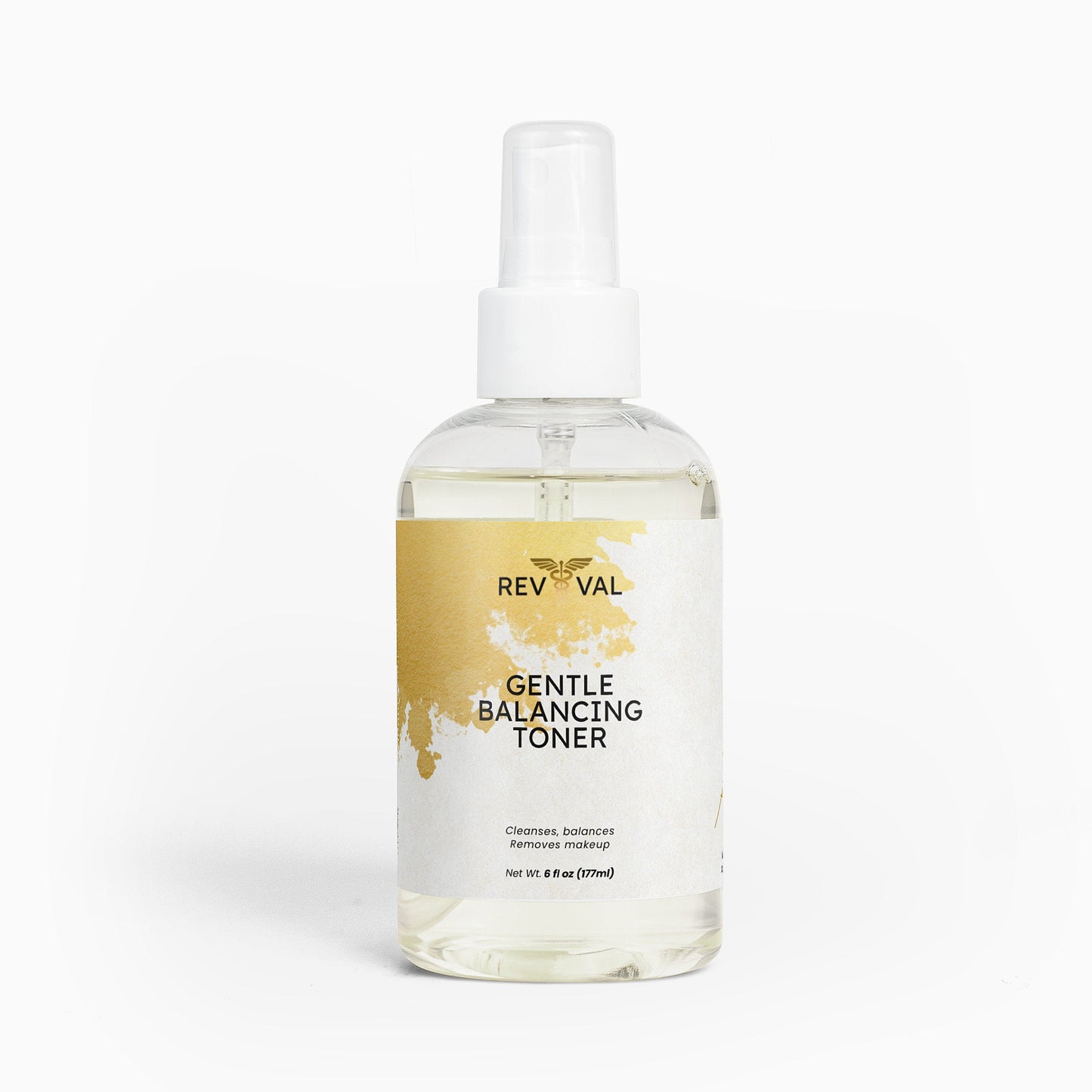 Rev Val Gentle Balancing Toner bottle on a white background
