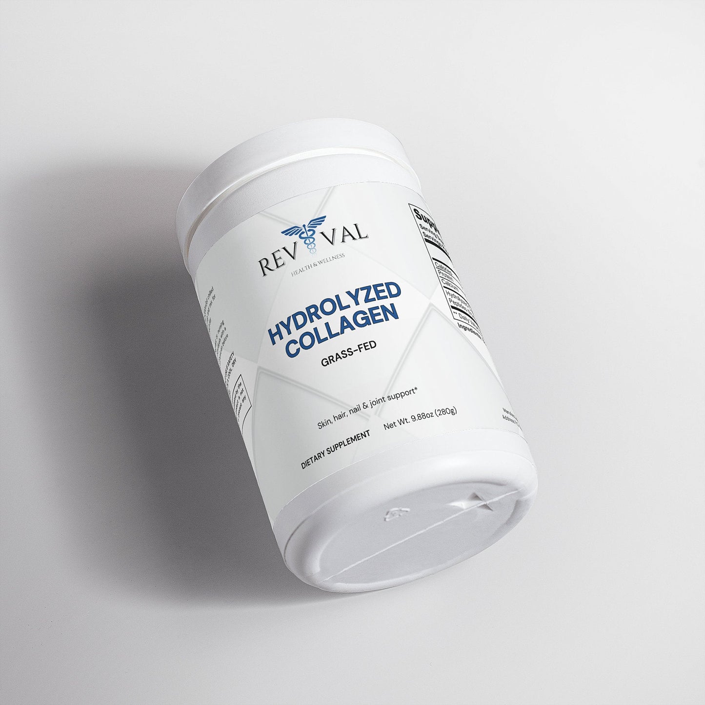 Grass-Fed Hydrolyzed Collagen Peptides, front bottle