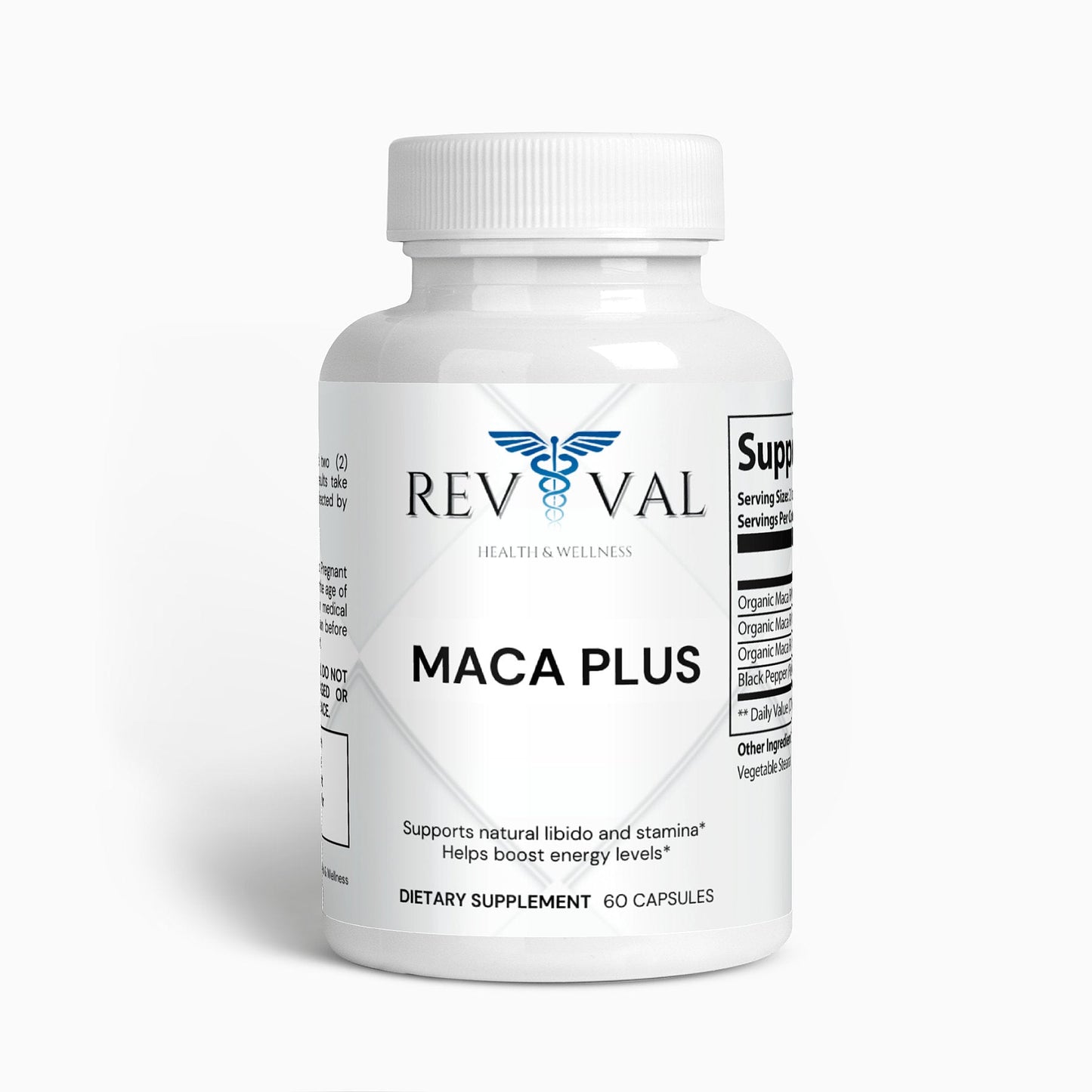 Maca Plus, front bottle