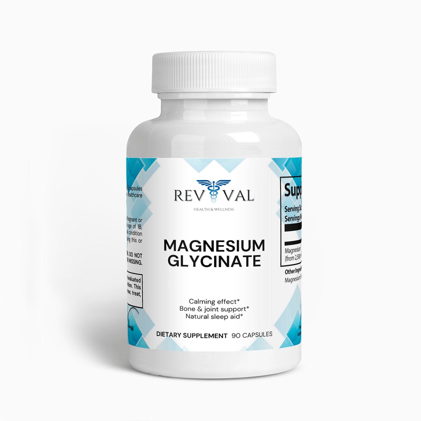 Magnesium Glycinate, front bottle