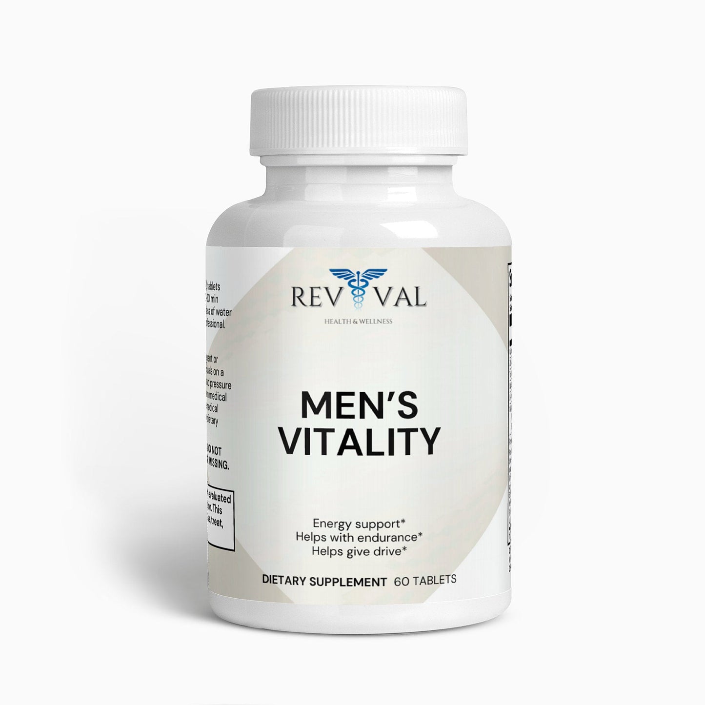 Men's Vitality, front bottle