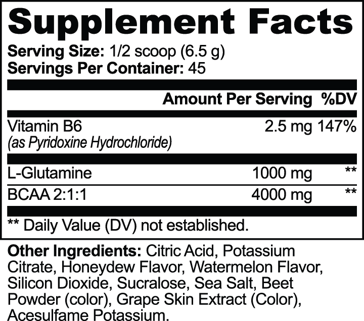 Recover: Amino Acid Formula (Honeydew/Watermelon)