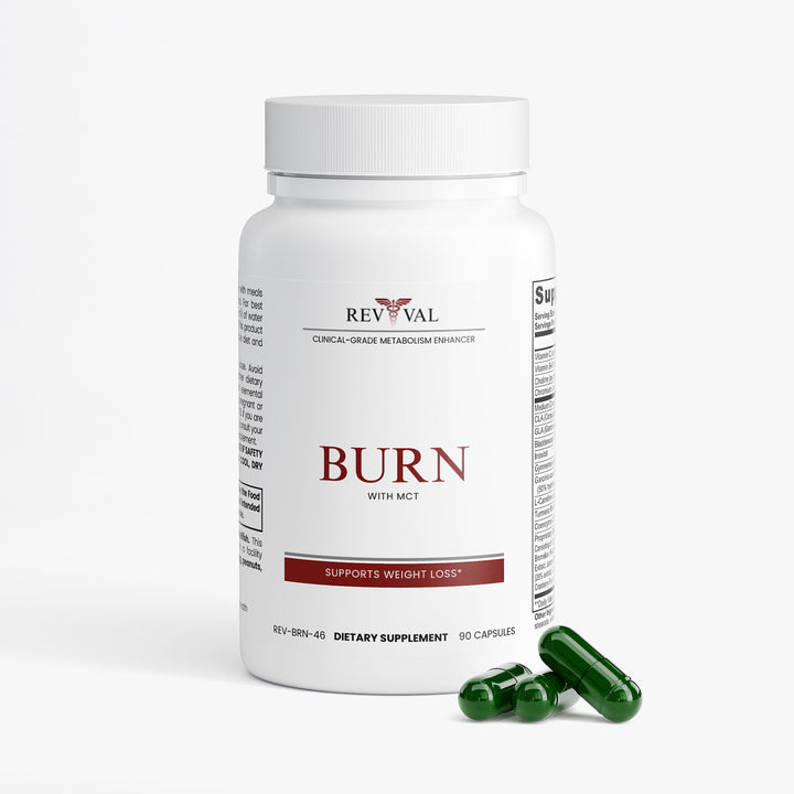 Supplement bottle labeled &