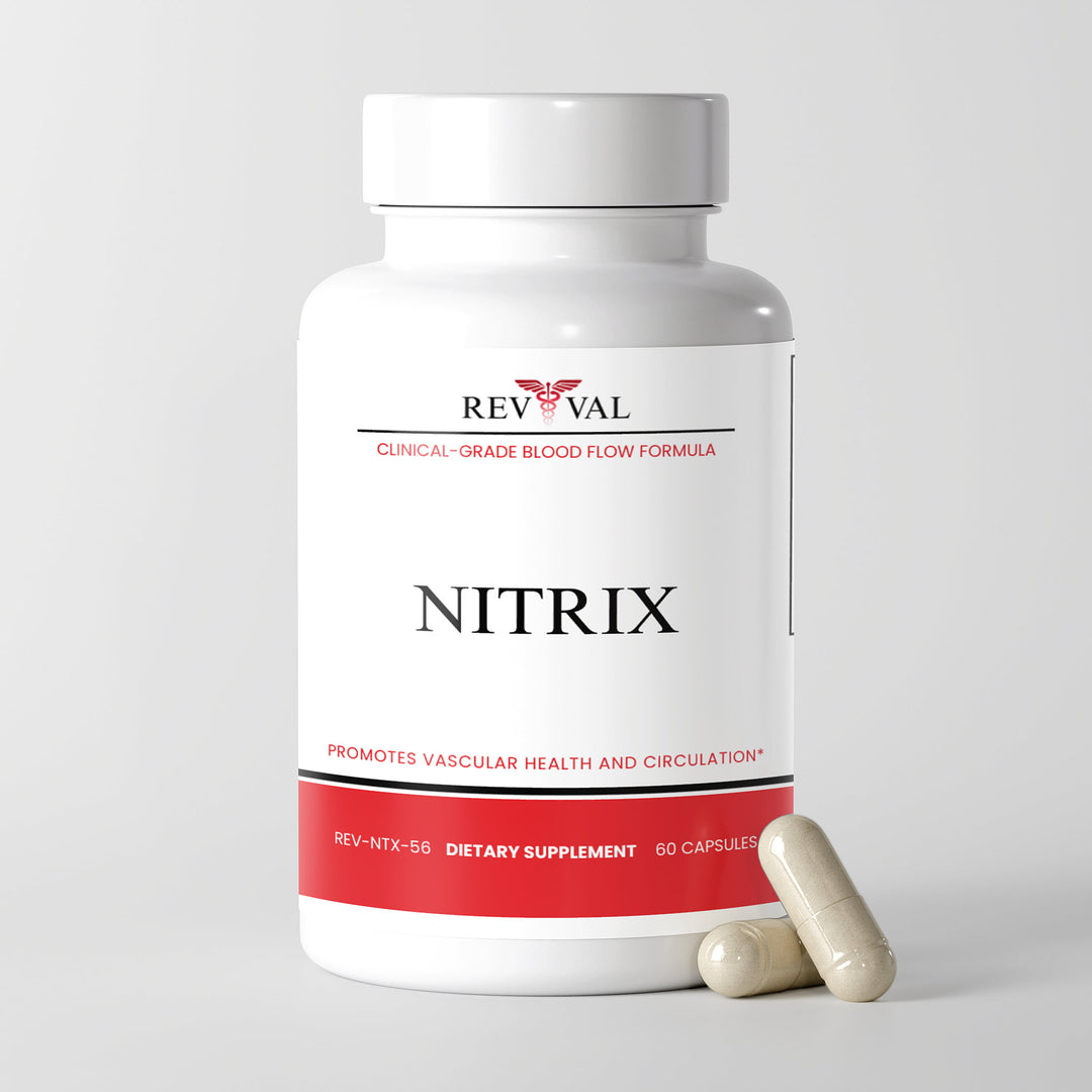Supplement bottle labeled &