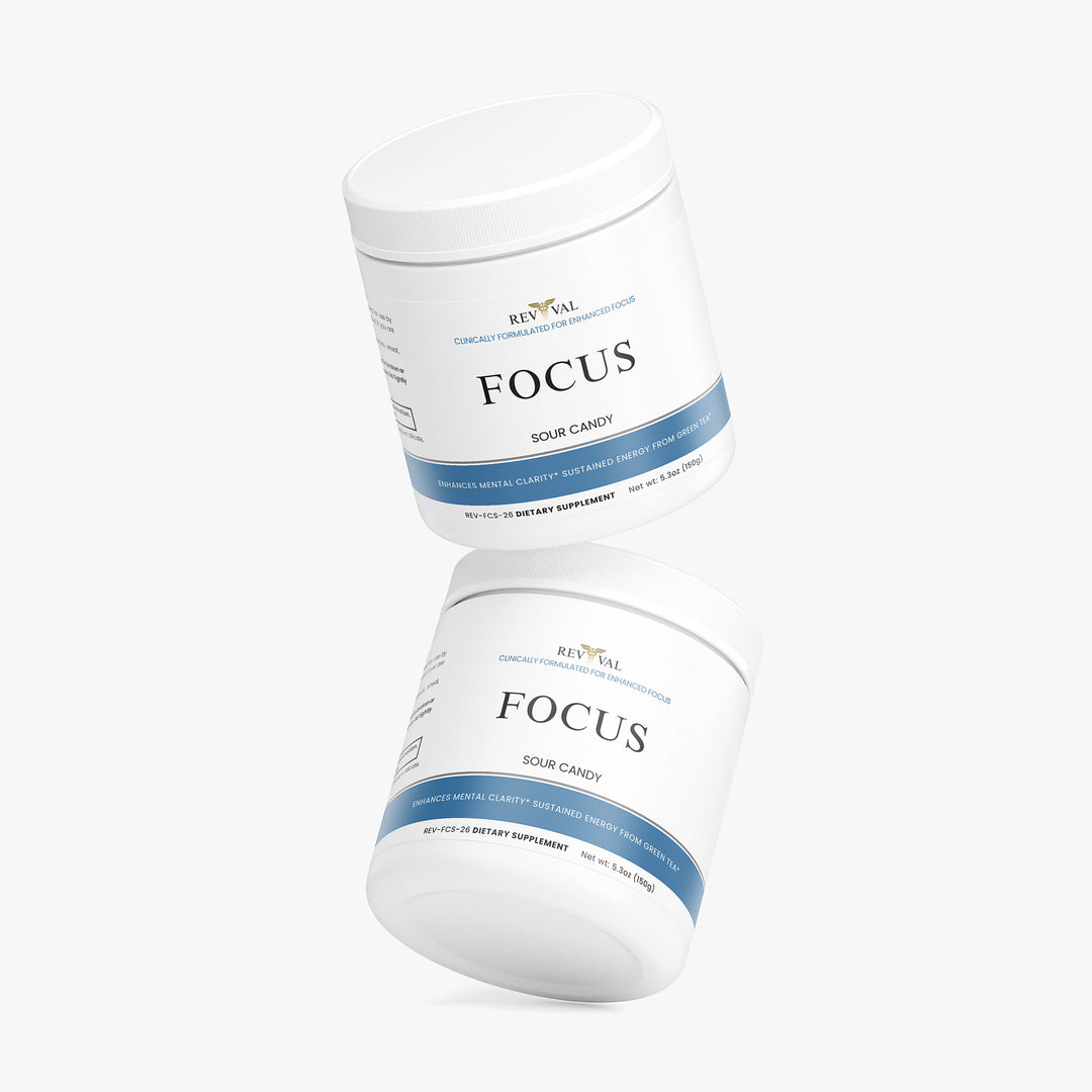 Two containers of a supplement labeled &