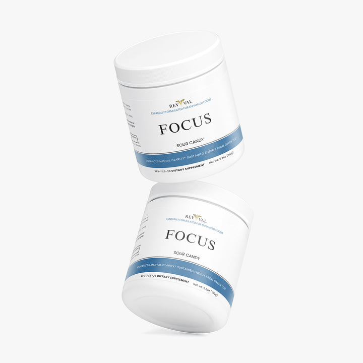 Two containers of a supplement labeled &