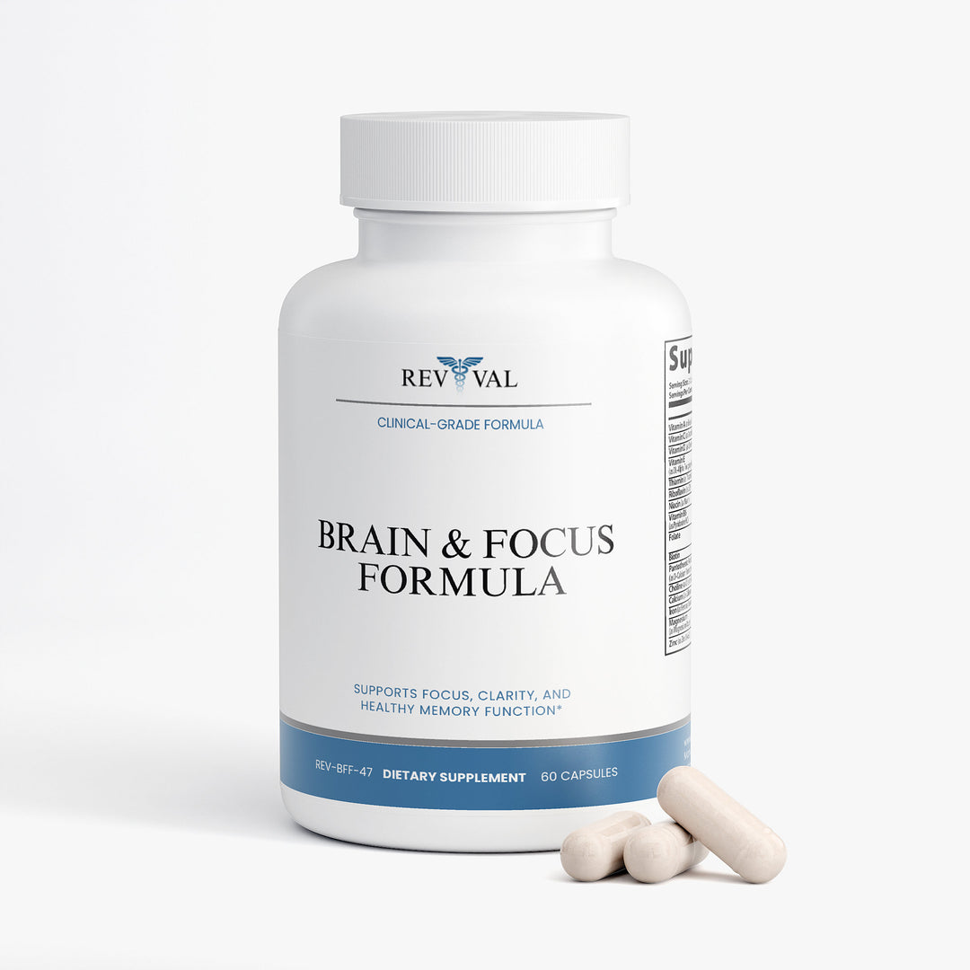 Supplement bottle labeled &
