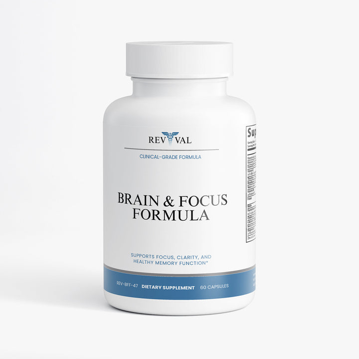 Supplement bottle labeled &