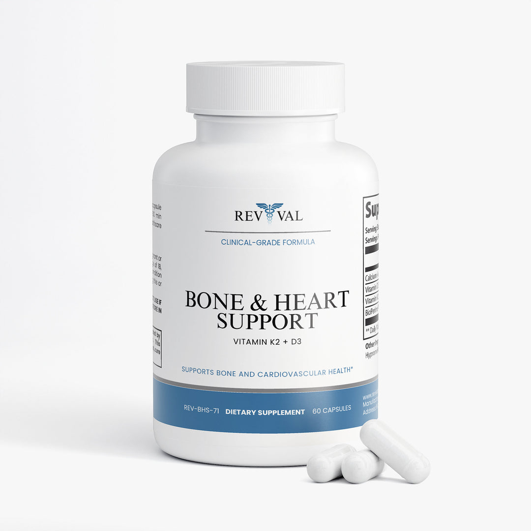 Supplement bottle labeled &
