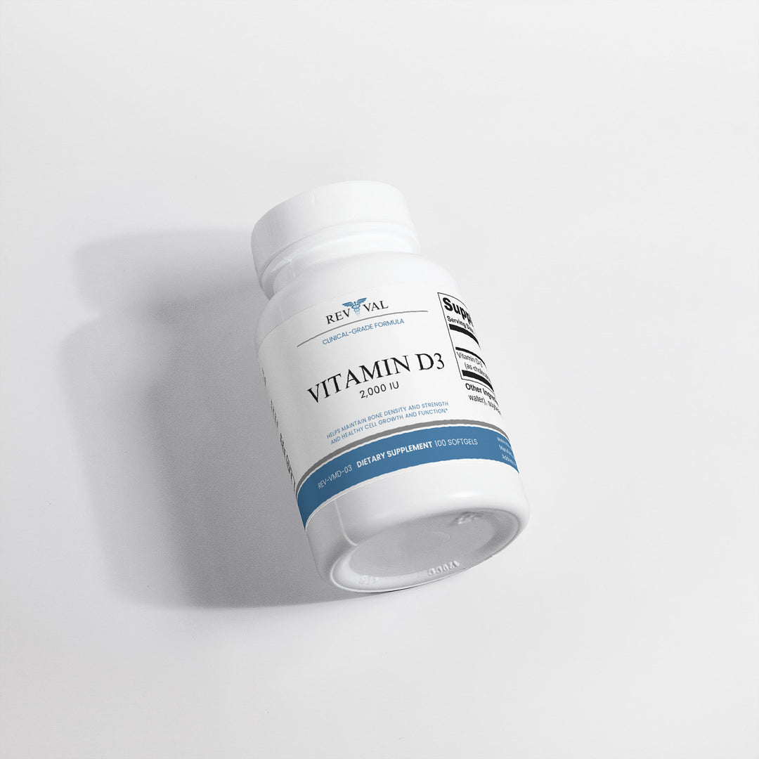 Supplement bottle labeled &