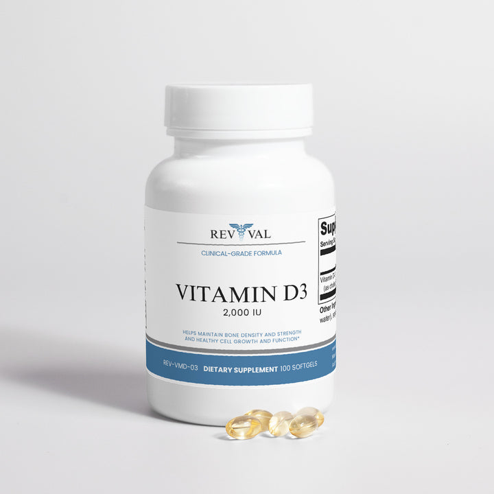 Supplement bottle labeled &
