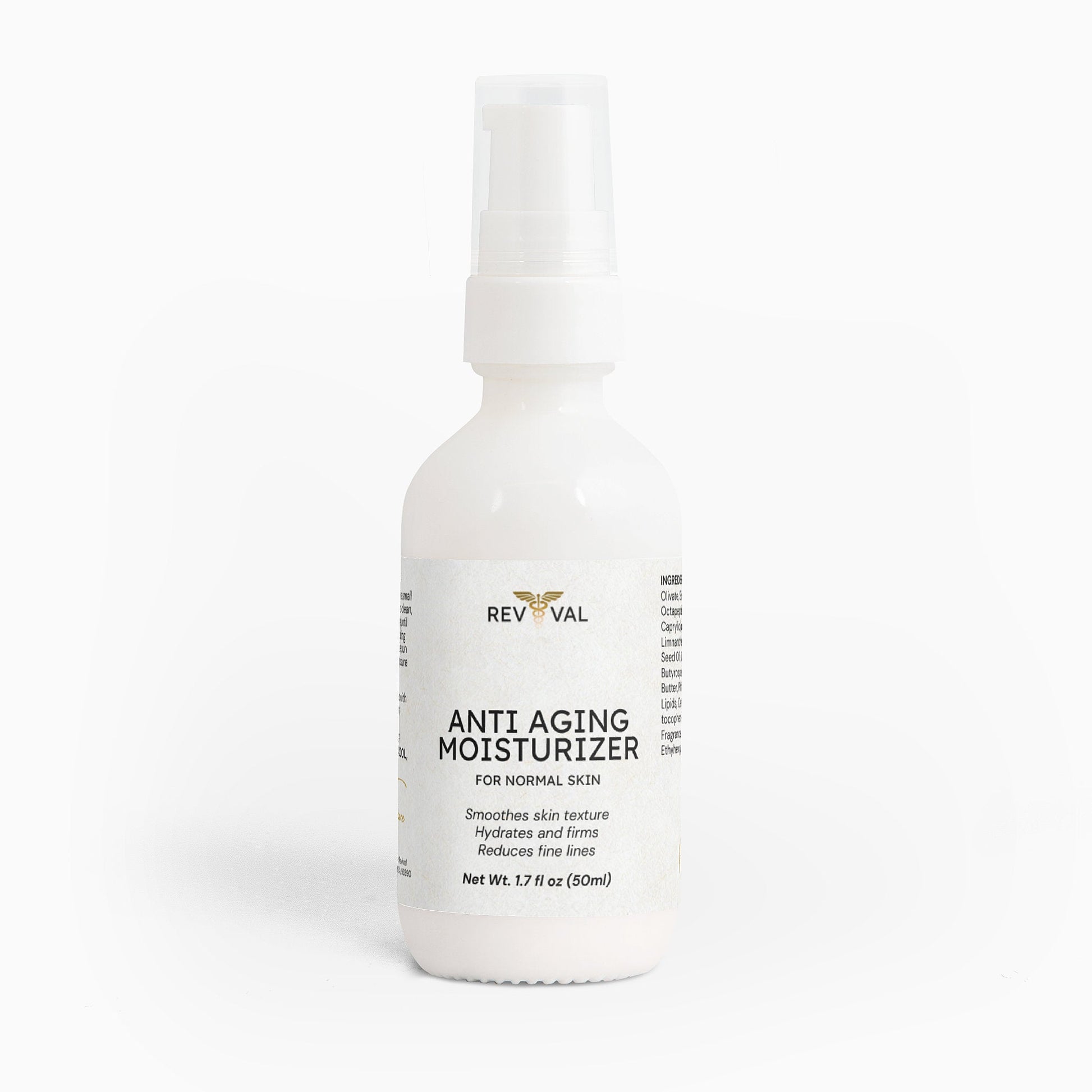 Revival Anti-Aging Moisturizer bottle on a white background