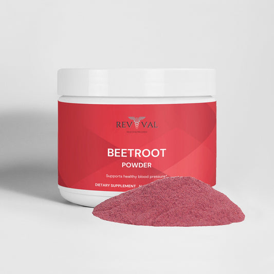 Beetroot Powder, front bottle with powder