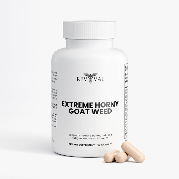 Supplement bottle labeled &