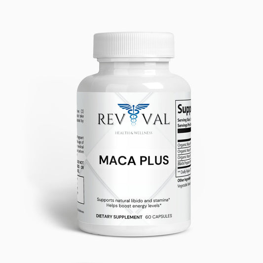 Maca Plus, front bottle