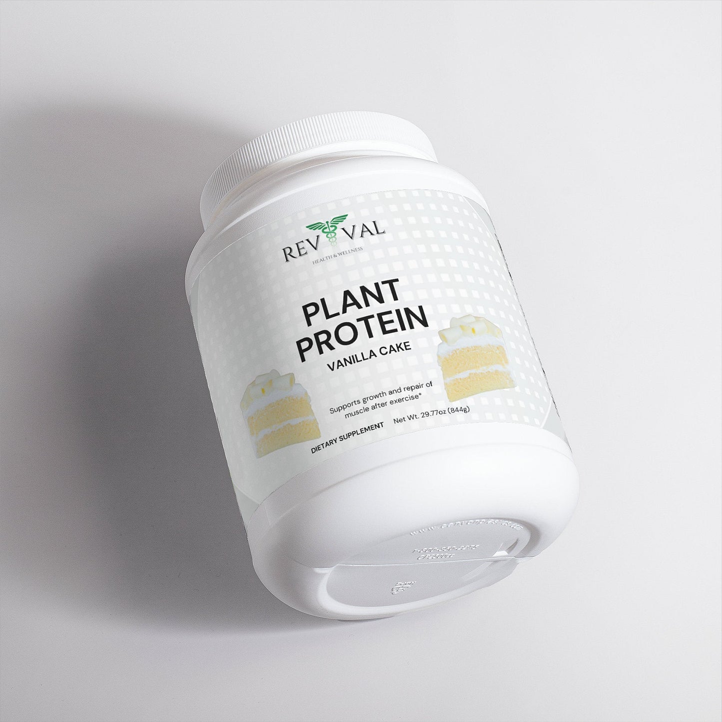 Plant Protein (Vanilla), front bottle