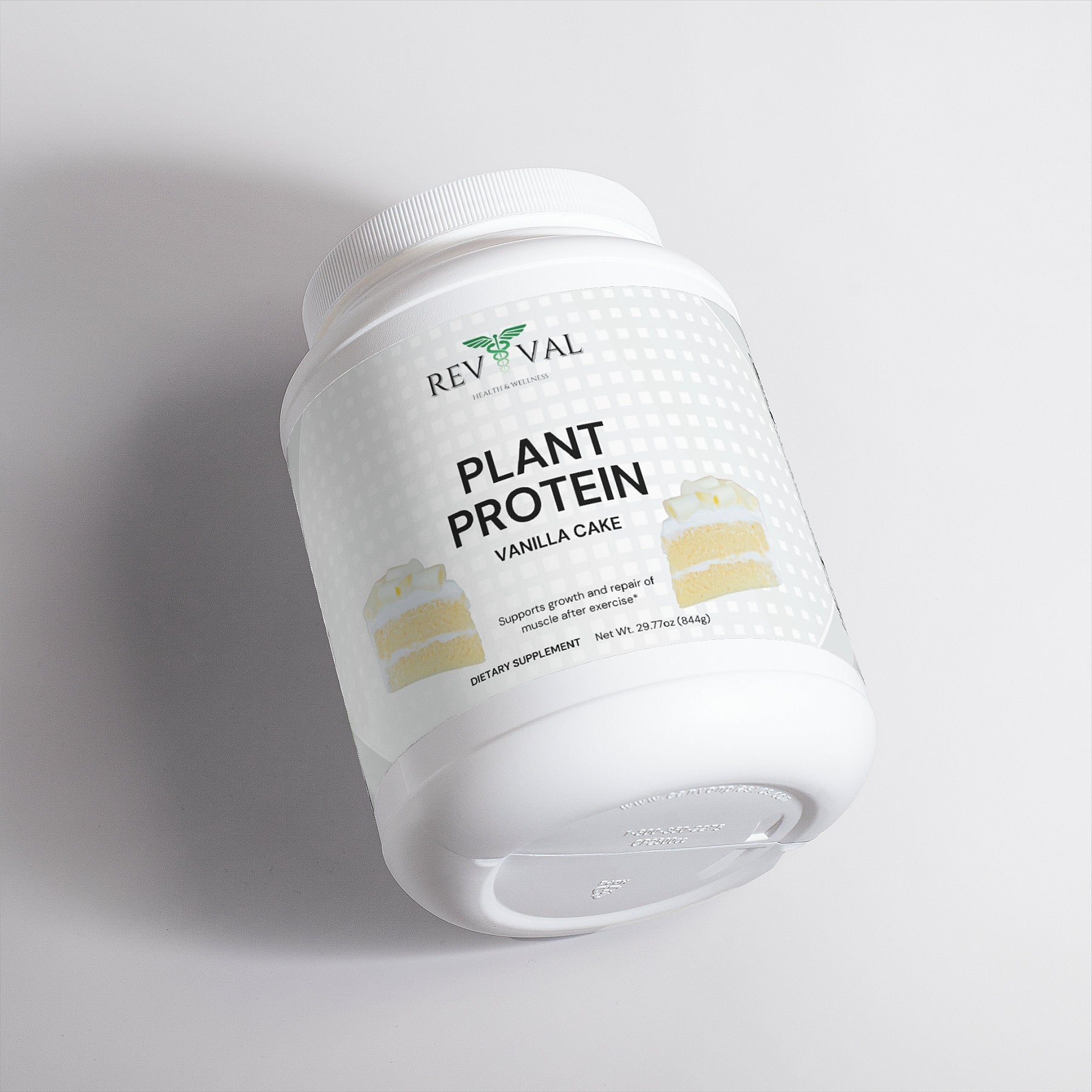 Plant Protein (Vanilla), front bottle