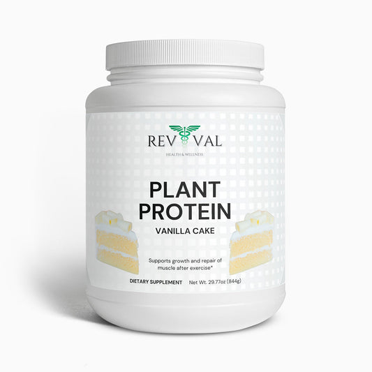 Plant Protein (Vanilla), front bottle